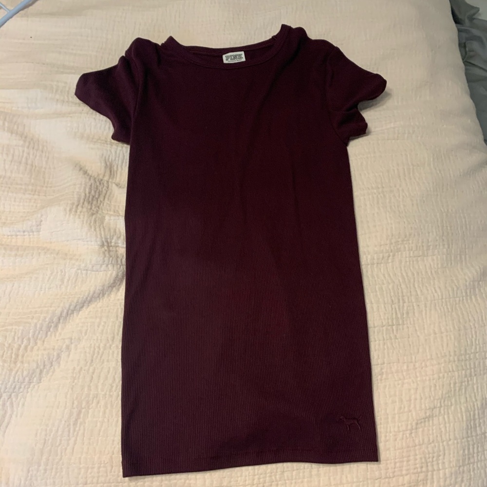 PINK tuck in tshirt